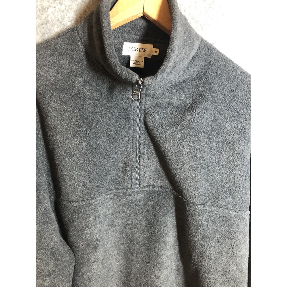 J. Crew Jacket Men XL 1/4 Zip Trail Fleece Deep Pile Hunting Hiking Camping